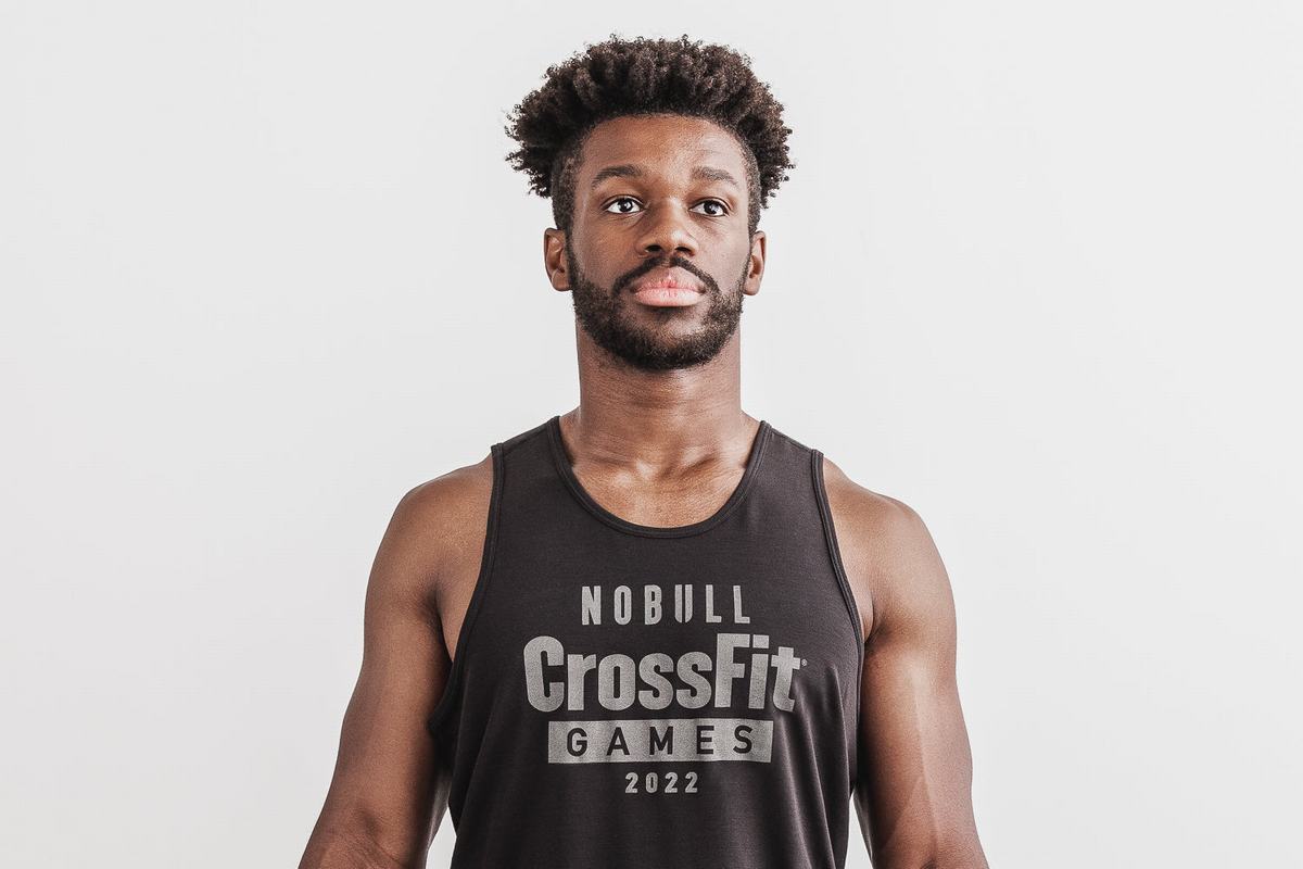 Nobull Crossfit Games® 2022 Men's Tank Tops Black | Australia (QF2938)